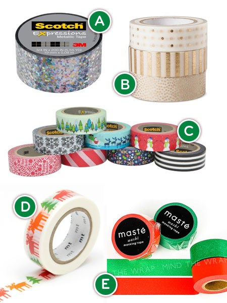 Wrap Your Holidays with Washi Tape