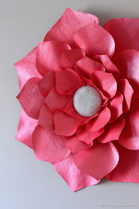 Craft Cottage - Jumbo Glitter Flower for Your Holiday Parties