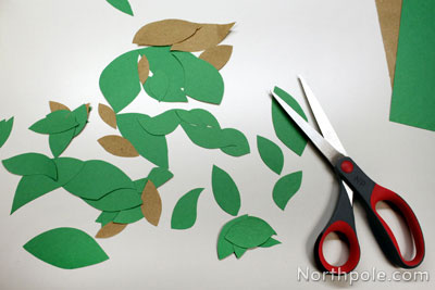 paper leaf garland